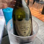 Zach Anner Instagram - Someday I’ll have to tell you the story of how @gilliangrassie got us a free bottle of @domperignonofficial in #KansasCity , but right now we’re just gonna drink it. 🥂🍾 #champagne #adventures Kansas City, Missouri