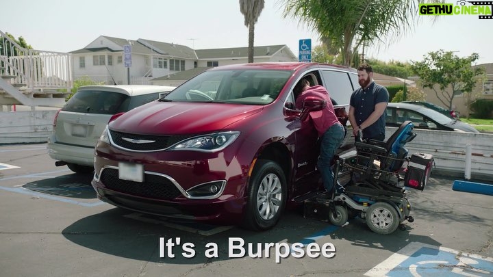 Zach Anner Instagram - @BraunAbility thinks it's important for you not to park in those blue stripey lines next to accessible spaces. But I've got plenty of other options! How would you handle this situation? #DriveForInclusion #Sponsored
