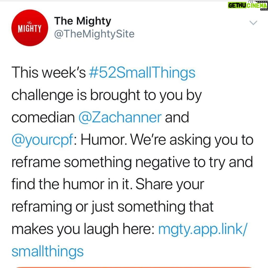 Zach Anner Instagram - If you haven’t gotten on this ship yet, All Aboard! 🚢 Just 2 days left to join my #52SmallThings Humor Challenge for @themightysite & @yourcpf ! ⚓️