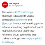 Zach Anner Instagram – If you haven’t gotten on this ship yet, All Aboard! 🚢 Just 2 days left to join my #52SmallThings Humor Challenge for @themightysite & @yourcpf ! ⚓️