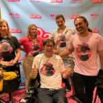 Zach Anner Instagram - Outside of #sxsw I've never had a better communal movie theater experience than #barbenheimer! You owe it to yourself to see these impactful, very different films in theaters with people you love! Also, @nadscicles knocked the shirts out of the park!