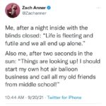 Zach Anner Instagram - Sometimes a little sun makes a big difference…