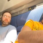 Zach Anner Instagram - I’m here with my oldest friend, @thepreparedmind , and WE’RE ON A TRAIN! Ask us questions about friendship, trains, or your problems and we will definitively answer them. Having fun on @amtrak #trainpions #lakeshorelimited #448