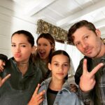 Zach Gilford Instagram - Fun times with my fake family (real wife, fake kids) @criminalminds @paramountplus