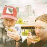 Zach Gilford Instagram - Thank you to @sanchomonsto for 10 years of “sexy-tinis” and @properhotels for taking such good care of us. Last but not lease @khruangbin for the sexy soundtrack to the “sexy-tinis” oh and thanks to @goorinbros for the hat!