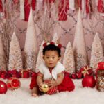 Zakiyah Everette Instagram - My sweet baby ✨❄️ @harlemaaliyah ☺️ #8monthsold #myfirstchristmas #blackbabies #beautifulblackbabies #blackmomsblog Charlotte, North Carolina
