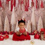 Zakiyah Everette Instagram - My sweet baby ✨❄️ @harlemaaliyah ☺️ #8monthsold #myfirstchristmas #blackbabies #beautifulblackbabies #blackmomsblog Charlotte, North Carolina