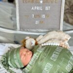 Zakiyah Everette Instagram - He’s here 🤎😊! Kenneth Hunter K 🙏🏾 April 1st 2023 ☁️ My sweet boy is a dream 🌙 Mommy , daddy and big sister are so in love 🤍 Thank you God 🙏🏾 #babyboy #babyHunter #Aries #mysonshine #blackboyjoy #boymom