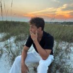 Zane Carter Instagram - often found myself sitting on the beach this trip when it got dark after all the families put up their tents from the beach for the night. the only light your eyes took in was the moon shining off the water and the only thing your ear caught was waves crashing in on each other. there’s something really sweet in memories you can keep to yourself and don’t have to explain to anyone, you don’t have to contain them into a set of words. you just remember PS I realize I just did what I said not to do