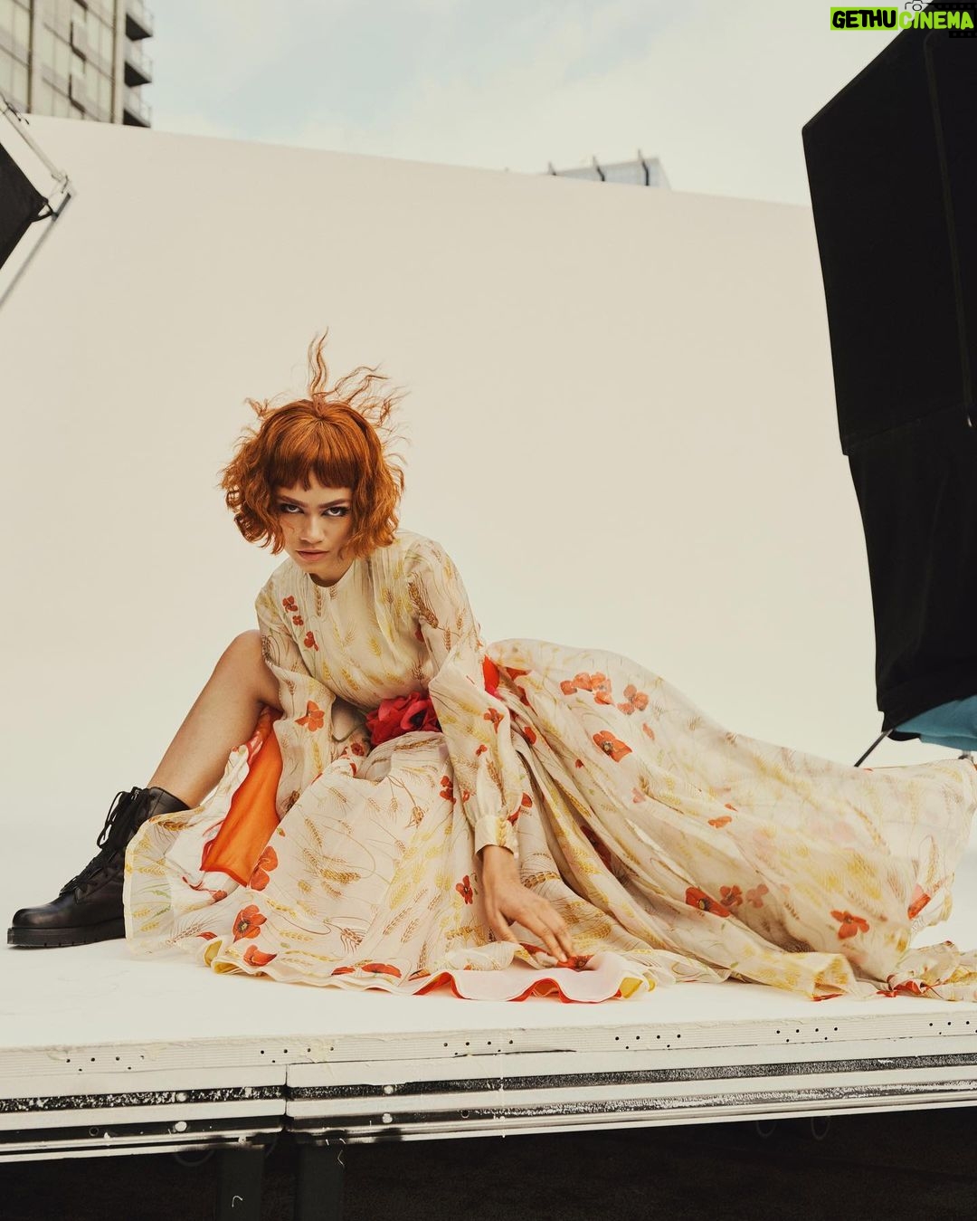 Zendaya Instagram - Outtakes from @maisonvalentino 🧡