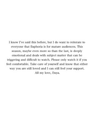 Zendaya Instagram - A reminder before tonight…