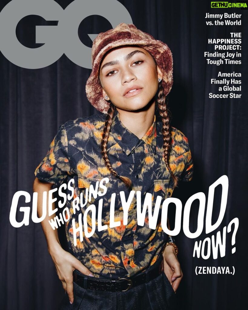 Zendaya Instagram - So damn excited about this cover, thank you so much @gq for having me and @hunterh for this special interview talking about @malcolmandmariefilm 🖤 shot by @tyrellhampton