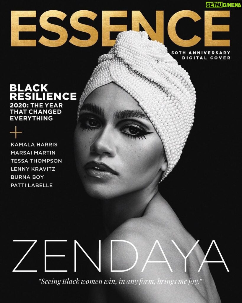 Zendaya Instagram - This was an absolute honor to grace this very special 50th anniversary cover of @essence while paying tribute to the iconic Donyale Luna, often credited as the first black supermodel.