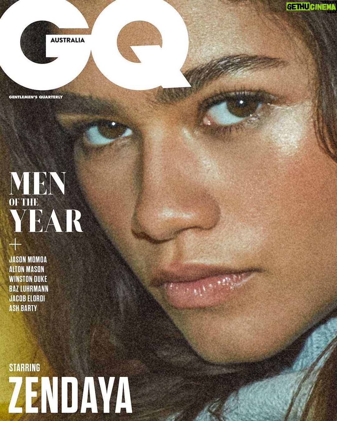 Zendaya Instagram - Thank you @gqaustralia proud to be your woman of the yearđź–¤