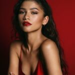Zendaya Instagram - Lancôme L’absolu Rouge campaign outtake