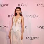 Zendaya Instagram – Incredibly grateful to my @lancomeofficial family for having me as the face of their newest fragrance Idôle , what a special night in Paris🌸