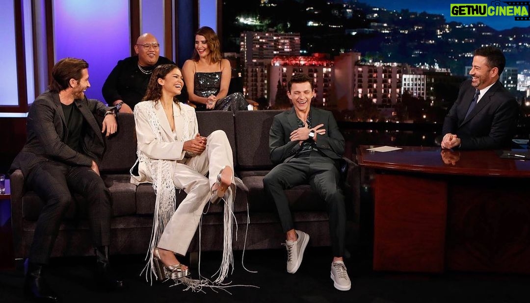 Zendaya Instagram - Clearly we had a terrible time on @jimmykimmellive