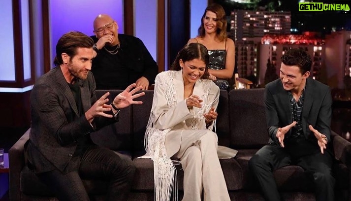 Zendaya Instagram - Clearly we had a terrible time on @jimmykimmellive
