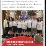Zerrin Sümer Instagram – Yine kadınlar  briç de  kadın  mili takımımız dünya üçüncüsü 💐gümüş madalya 👏👏👏👏👏👏👏👏👏❤️