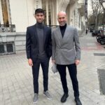 Zinedine Zidane Instagram - Meeting with my Boy !