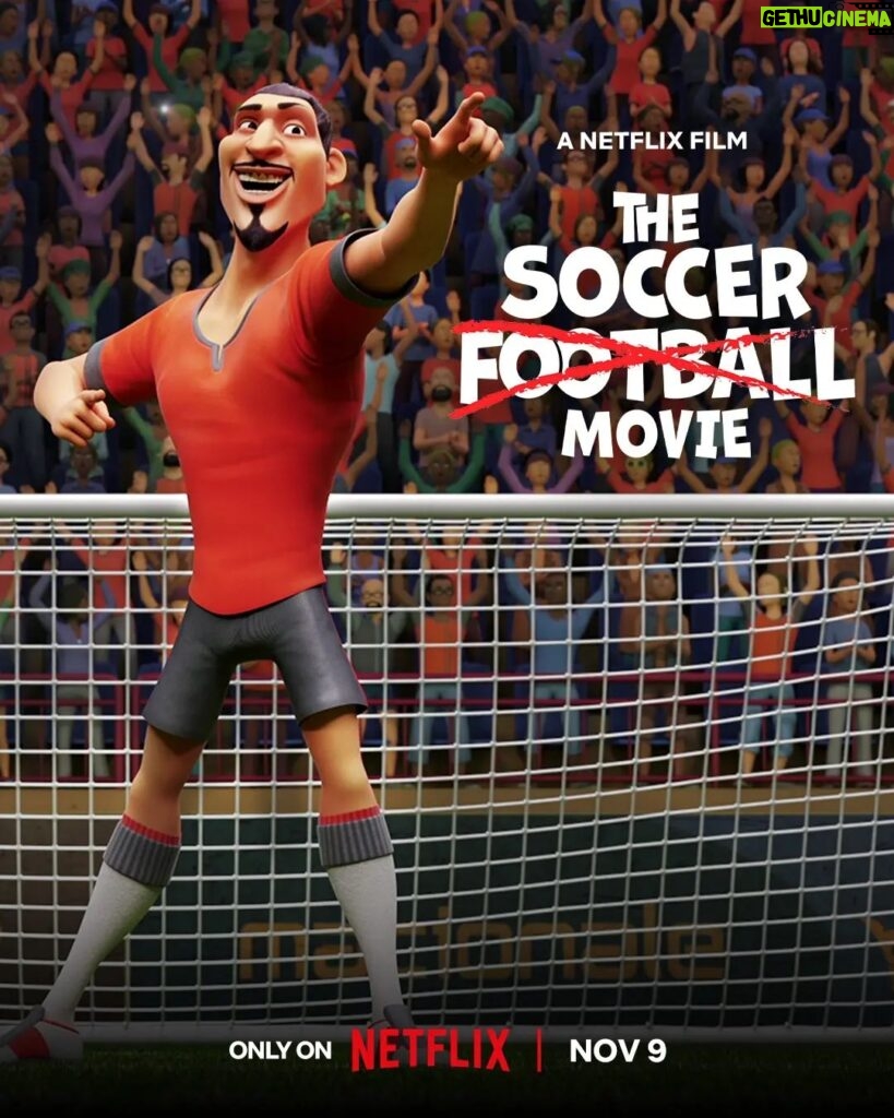 Zlatan Ibrahimović Instagram - THE SOCCER FOOTBALL MOVIE @Netflixfamily @netflix