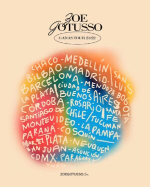 Zoe Gotusso Instagram - CON UNA SONRISA LES CUENTO QUE ESTOY FELIZ DE ANUNCIAR EL “Ganas Tour” 💋 … 
Toy para conocernos y q disfrutemos de cada concierto! 
Que ilusión llevar mis canciones a tantas ciudades… 
Pronto + información 👀
Lxs quiero mucho, gracias por tanto cariño