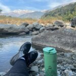 Zoya Afroz Instagram - Take me back already! To this beautiful day basking in the sun on a cold winter morning with some freshly brewed coffee and books while listening to the water running down the stream ☀️✨