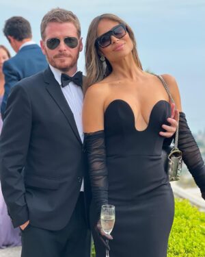 Zulay Henao Instagram - A nuptial date night!🖤
@kiracahill X @thebrazilionaire 
Congratulations cutíes! 

#love #luxuryating @modernmuze