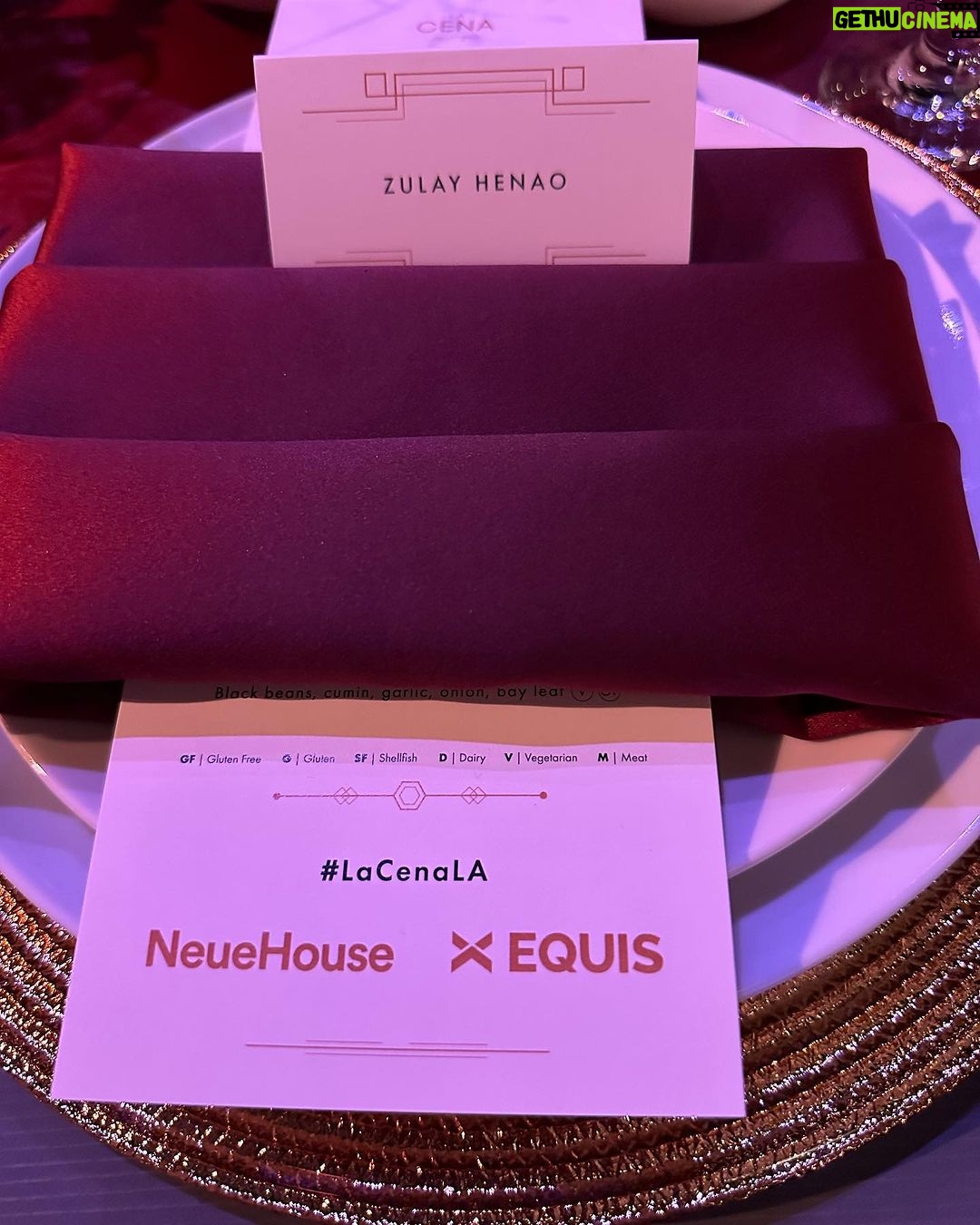 Zulay Henao Instagram - #LaCena was a whole Latino Vibe! I love us🖤 Thank you @jesslivmo and @its_rubes for having me! Shout out to all of the films, tv shows & artists honored! #Flaminghot #Barbie, #thisfool and #georgevsgeorge #beyourownmuze @modernmuze Makeup by @abramovicm Los Angeles, California