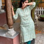 sathya sai krishnan Instagram - Beautiful dress @yazhini.boutique earings @subbus_earrings Chennai, India