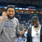 50 Cent Instagram - I’m ready for the all star game, I’m coaching the celebrity game. I’m a get a few pointers from Coach Chris Finch while I’m here. 💣BOOM💨 @bransoncognac @lecheminduroi @arod @marclore @timberwolves @theanthonyedwards_