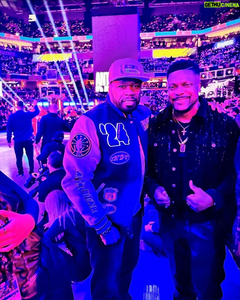 50 Cent Instagram - Baby face & Chris Tucker was in the house. @bransoncognac @lecheminduroi