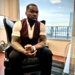 50 Cent Instagram – Let’s get the day going, let’s go ! Time to get some work done. GLG🚦GreenLightGang vibes @bransoncognac @lecheminduroi