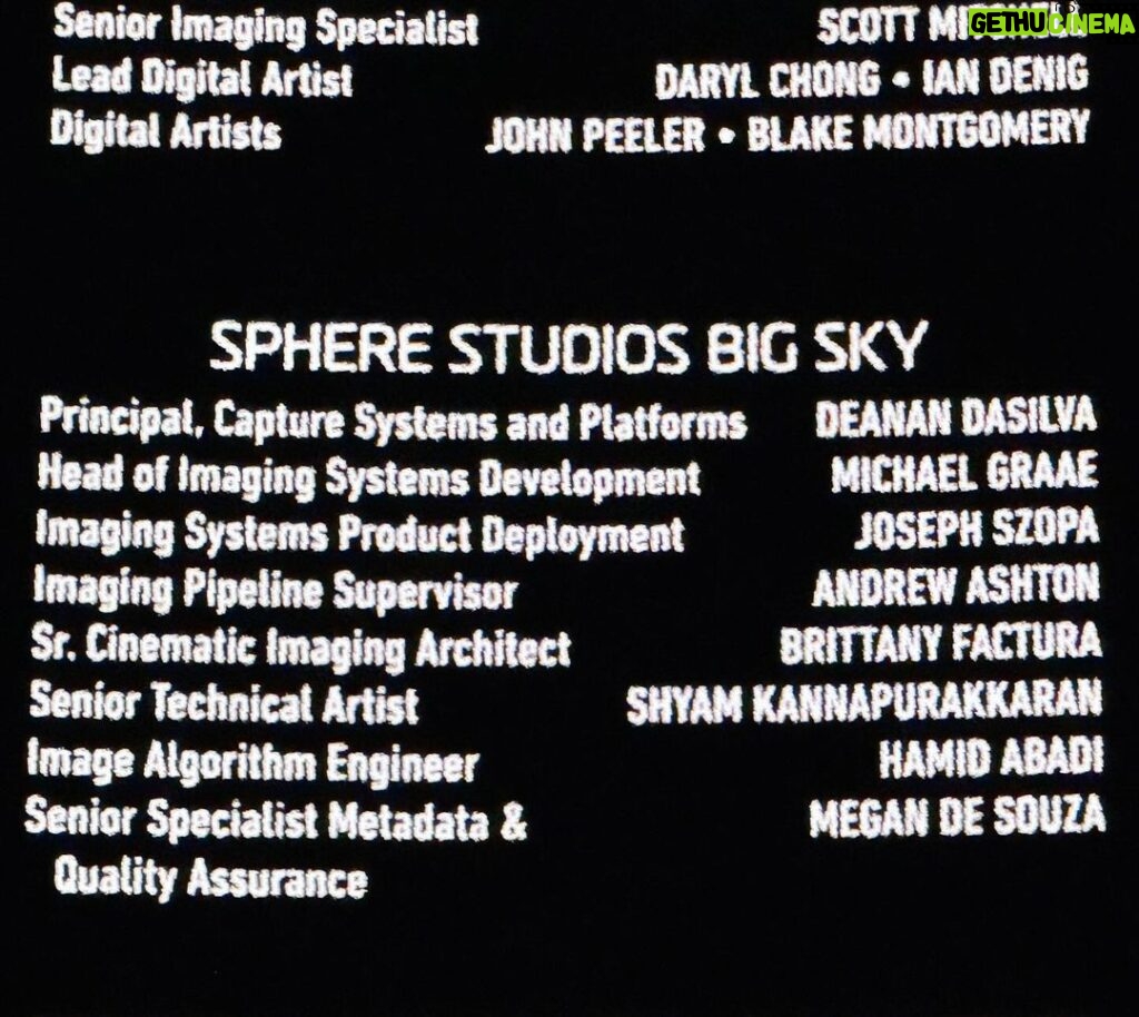 A. R. Rahman Instagram - Thrilled to see our pal @shyam_knight ‘s name on the @spherevegas ‘s “postcard from earth” experience …The immersive visual and audio impact of the sphere is multiple folds superior to even the biggest cinema screens we have ever seen 🙌🏽 Los Angeles, California