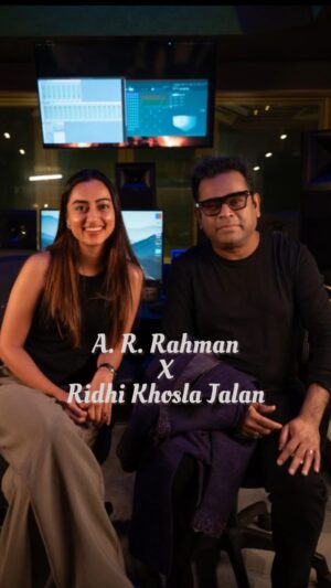 A. R. Rahman Instagram - Everyone knows how humble and down to earth Rahman Sir but I’m going to add ‘thoughtful’ too. My visit to the recording studio was actually filmed 2 months ago. One of the recording studios has been recently renovated and I wanted to show it to you. I flew to Chennai to record the studio and Sir was suppose be there. However, due to work he was held up in Mumbai. As soon as I landed back in Mumbai, Rahman sir invited me to his Mumbai recording studio. He was jamming with @imtiazaliofficial . It was at midnight and we chatted for a bit but didn’t record any footage.  I was sure I wanted Rahman sir to start the video and be a part of it and I requested him to stay in touch - so whenever he was free in Mumbai, I’d come back to his studio and we could record something. Sir messaged me soon after but unfortunately my phone crashed that day and I missed it. Rahman sir remembered my request and messaged me again a few days ago and that’s when we finally recorded this. He remembered. I didn’t send reminders or requests but he remembered and that’s why I add the word ‘thoughtful’. 

Thank you Rahman Sir for your kindness, for appreciating my work and for opening your doors for me 🙏

Studio Details 👇 @amstudios.chennai 
-Speakers are JBL M2
OTT Atmos 9.1.4
- JBL M2 on LCR
- JBL 708i on surrounds 
- Analog console is neve88r and there are only 2 console like this in India. One at @yrf and the other at @arrahman studio. 

Mumbai Studio 👇
- 9.1.4 Atmos setup with JBL M2 & JBL 708i
- My favourite part - the aesthetics have been driven by sir’s vision.  It’s so peaceful inside that I could hear my own thoughts clearly. 

Chennai Studio Designed by @deepikha_varradharajan from @terratelier.design 

FOLLOW ME to know about the latest in interiors and home decor!

@atmos @jblaudio @jblindia 
#arrahman #recordingstudio #musician #bollywoodsongs #interior #interiorstyling #interiors #acoustic #sounddesign #musicstudio #hindimovies #interiordesign #interiordecor #interiordesigner #interiorinspiration #architecture #architect #archidaily #archilovers #music #musicstudio #musiclegend #arrfans #musicindustry #musicinspiration #musiccomposer #indianmusic #arrehman #oscars