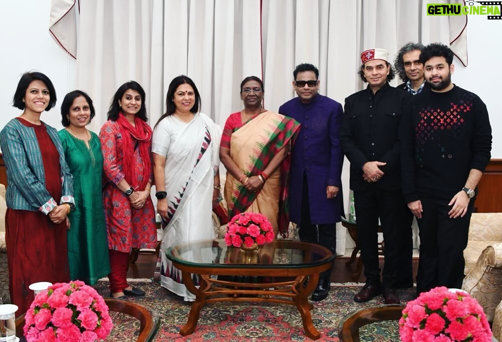 A. R. Rahman Instagram - Rashtrapati Bhavan