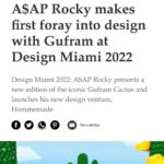 A$AP Rocky Instagram - I’M PROUD TO PRESENT TO YOU MY NEW DECOR LINE @hommemade AND OUR FIRST COLLABORATION WITH @gufram !!!