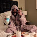 AJ Odudu Instagram - Things I forgot to post - Huns and Hangovers. 🦩🍸🍟 Everywhere