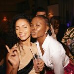 AJ Odudu Instagram – Some more from the weekend. What a blast! 

Thanks to my super DJs @mr_theo @donnie_sunshine and @iamwillbest I’m still grooving! 💃🏿✨ 1 Warwick