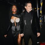 AJ Odudu Instagram - Morticia Addams Renaissance realness in the Big Brother House. 🖤💫 Thank you @suzanneneville @thomasgeorgewulbern @thembithems @carl.campbelll #BBUK 4eva ❤️ The Big Brother House