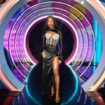 AJ Odudu Instagram - Morticia Addams Renaissance realness in the Big Brother House. 🖤💫 Thank you @suzanneneville @thomasgeorgewulbern @thembithems @carl.campbelll #BBUK 4eva ❤️ The Big Brother House