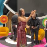 AJ Odudu Instagram - I can't believe last night was my last, solo BB Late & Live show of the series! It's been so much fun. 🥹💖 @iamwillbest is on tonight, before we reunite on Friday for the @BBUK FINAL. Can’t wait! 🙌🏿✨ @itvxofficial #bbuk ❤️ The Big Brother House