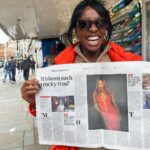 AJ Odudu Instagram - @guardiang2 Cover Girl 💃🏿 Thanks for the feature & team effort darlings. Swipe for a very happy face. 😁 Shot by: @sofi.adams.photo ✨ Words by: @elle_hunt ✨