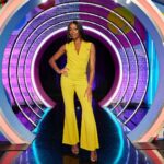 AJ Odudu Instagram - Wearing a Deeper Shade of Yellow on BBUK Late & Live last night💛 Double eviction tonight, who’s getting the cheers? . @bbuk @itvxofficial #bbuk The Big Brother House