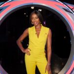 AJ Odudu Instagram - Wearing a Deeper Shade of Yellow on BBUK Late & Live last night💛 Double eviction tonight, who’s getting the cheers? . @bbuk @itvxofficial #bbuk The Big Brother House