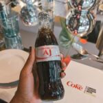 AJ Odudu Instagram - Officially part of the @dietcokegb family. 💎 ✨A very fun start to #LFW 💃🏿 #LoveWhatYouLove #DietCokeBreak ❤️ The Groucho Club