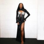 AJ Odudu Instagram - Morticia Addams Renaissance realness in the Big Brother House. 🖤💫 Thank you @suzanneneville @thomasgeorgewulbern @thembithems @carl.campbelll #BBUK 4eva ❤️ The Big Brother House