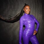AJ Odudu Instagram – Serving Tinky Winky realness. 💜✨
Catch me tonight at 10 on ITV2 for @bbuk Late & Live. ✨ 
#BBUK The Big Brother House