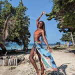 AJ Odudu Instagram – Things I forgot to post – Sun, sand & stunning people. 😎✨ London, United Kingdom