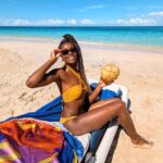 AJ Odudu Instagram – Blue Skies, blue waters and beautiful vibes. 🌴☀️
Jamaica was the best way to start the year! 🇯🇲💚 Ocho Rios, Jamaica